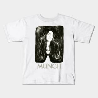 The Brooch by Edvard Munch Kids T-Shirt